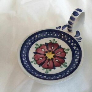 Trinket Tray Wechsler Austria Pottery Multi Color